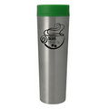 16 Oz. "Monterey" Stainless Steel Double Wall Travel Tumbler